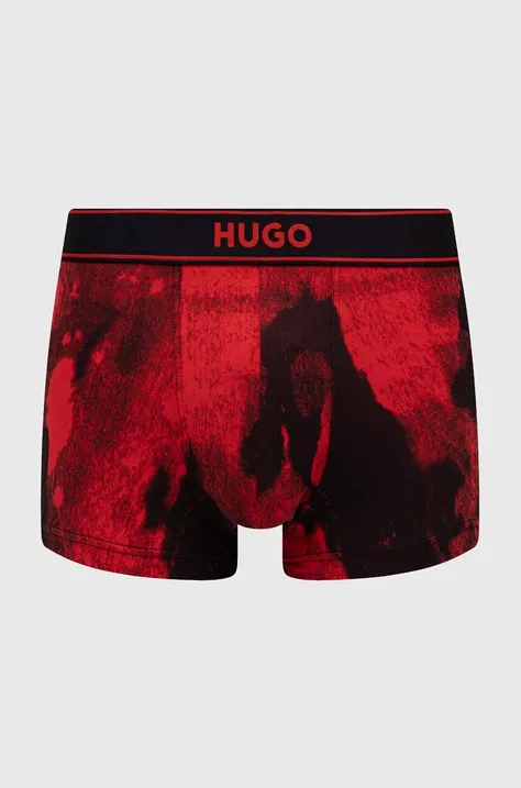 HUGO bokserki męskie kolor czerwony