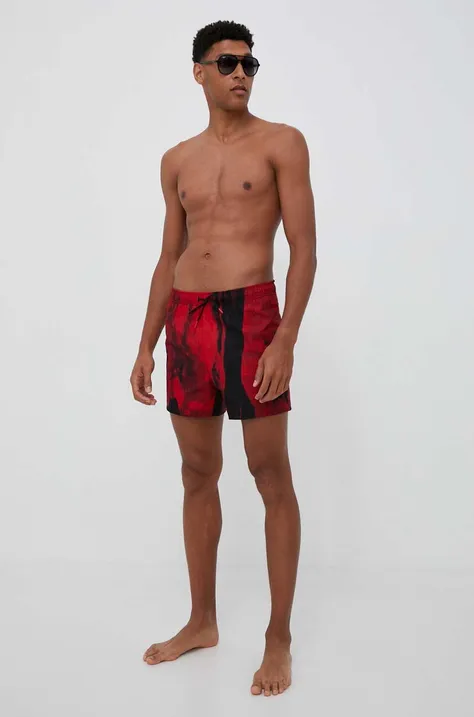 Σορτς κολύμβησης HUGO χρώμα: κόκκινο
