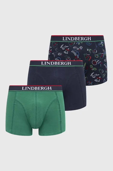 Lindbergh boxeri 3-pack barbati, culoarea negru