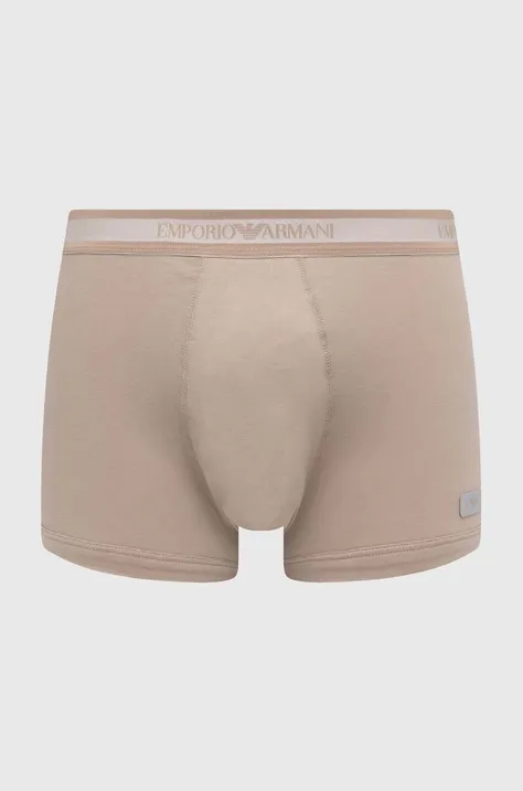 Emporio Armani Underwear bokserki męskie kolor beżowy