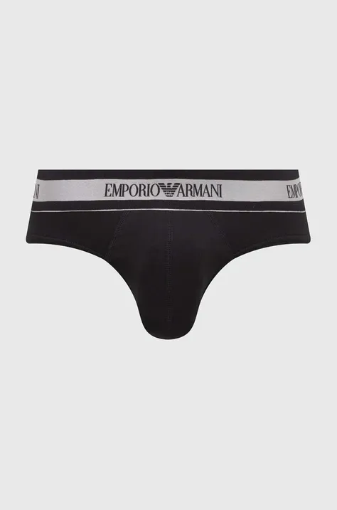 Emporio Armani Underwear slip barbati, culoarea negru