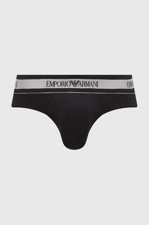 Σλιπ Emporio Armani Underwear χρώμα: μαύρο