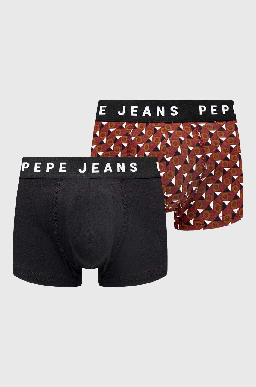 Pepe Jeans bokserki 2-pack męskie kolor czerwony