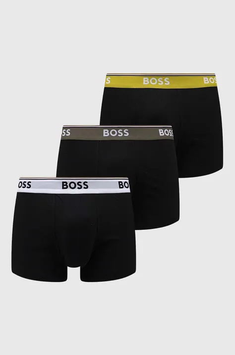 Μποξεράκια BOSS 3-pack χρώμα: μαύρο