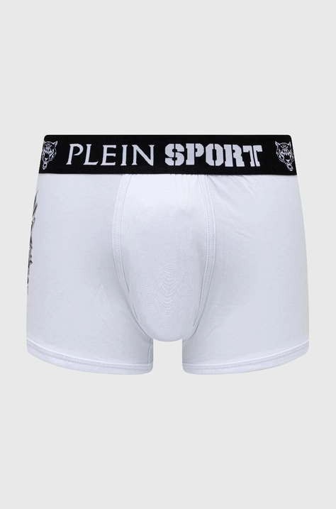 Boxerky PLEIN SPORT pánske, biela farba