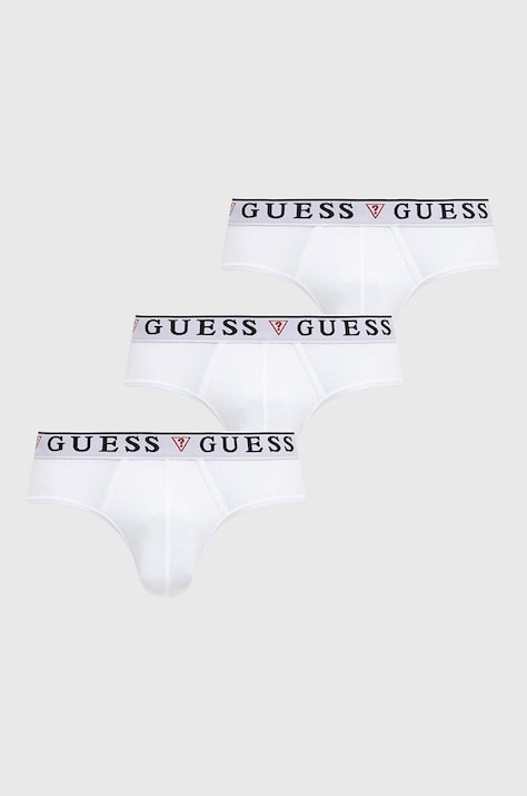 Slipy Guess 3-pak BRIAN pánske, čierna farba, U97G00 KCD31