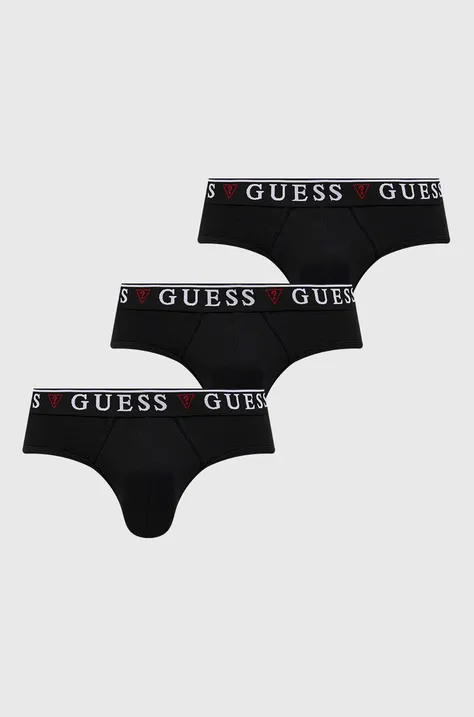 Сліпи Guess 3-pack чоловічі колір чорний