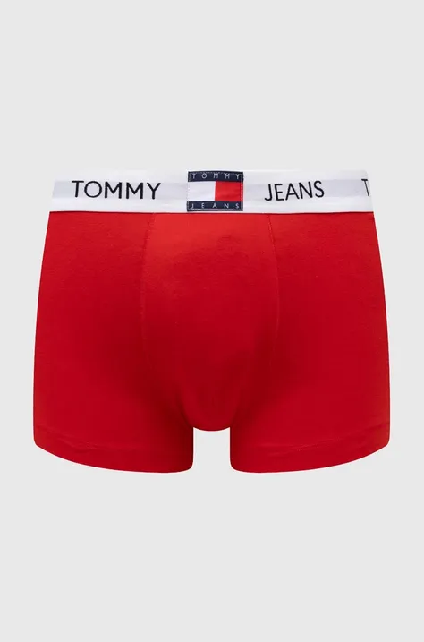 Bokserice Tommy Jeans za muškarce, boja: crvena