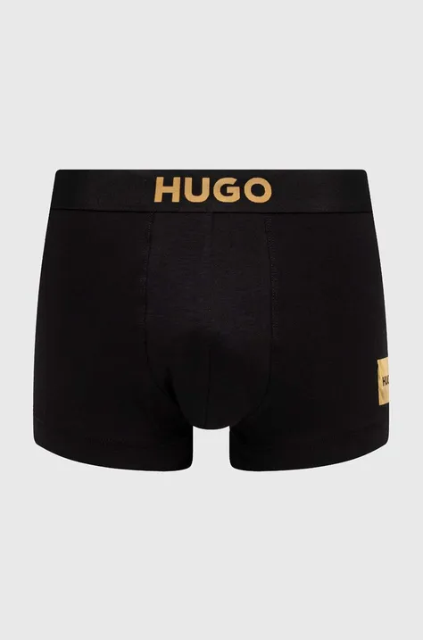 Боксеры и носки HUGO мужские цвет чёрный