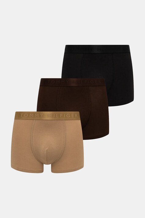 Tommy Hilfiger boxeri 3-pack barbati, culoarea bej, UM0UM02760