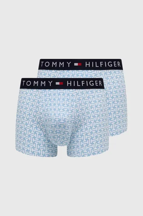 Boxerky Tommy Hilfiger pánske,tmavomodrá farba,UM0UM02835