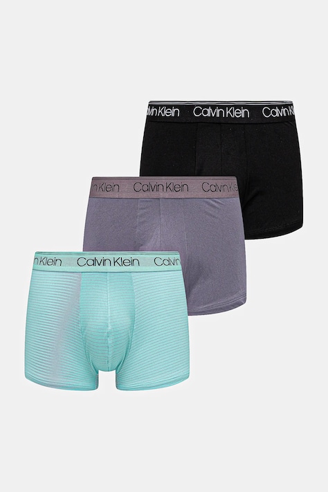 Боксерки Calvin Klein Underwear (3 чифта) в синьо 000NB2569A