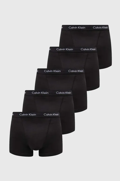 Calvin Klein Underwear boxeri 5-pack barbati, culoarea verde