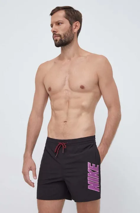 Kratke hlače za kupanje Nike Volley boja: crna