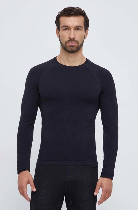 Smartwool longsleeve funcțional Intraknit Active culoarea negru