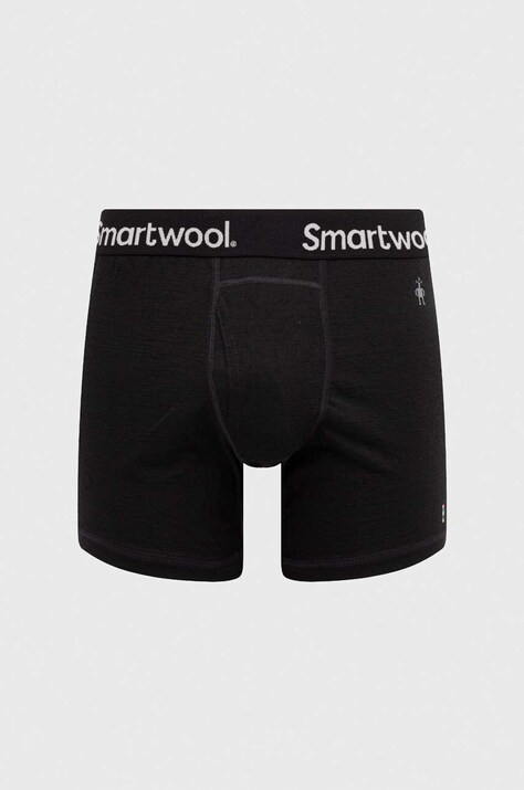 Smartwool lenjerie functionala Merino culoarea negru, 16998