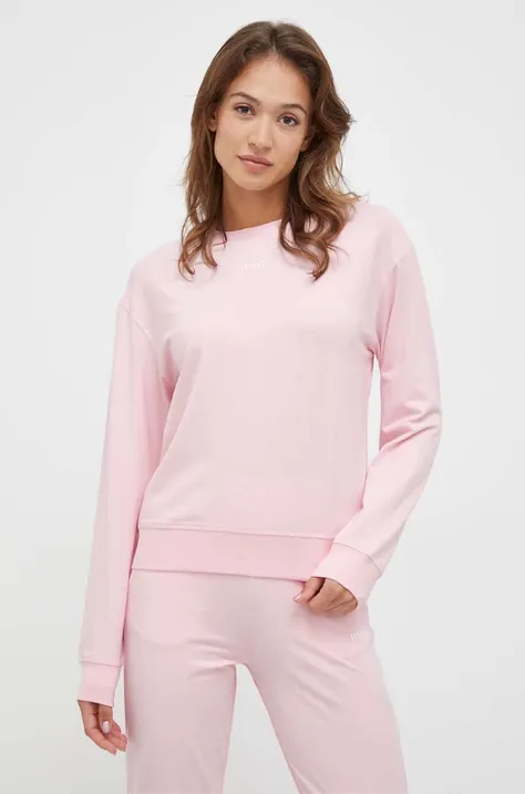 Bluza HUGO za žene, boja: ružičasta