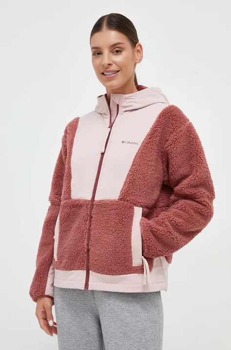 Columbia rövid kabát női, rózsaszín, átmeneti