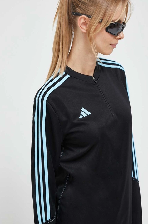 adidas Performance bluza treningowa Tiro 23 kolor czarny z aplikacją