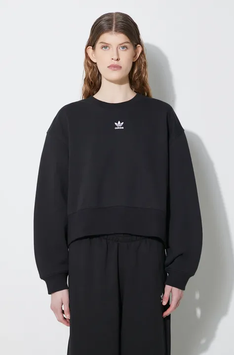 adidas Originals sweatshirt women's black color