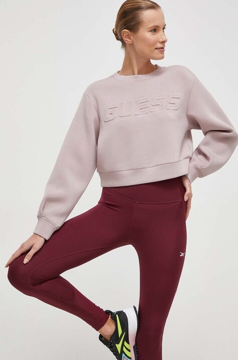 Кофта Guess женская цвет фиолетовый меланж