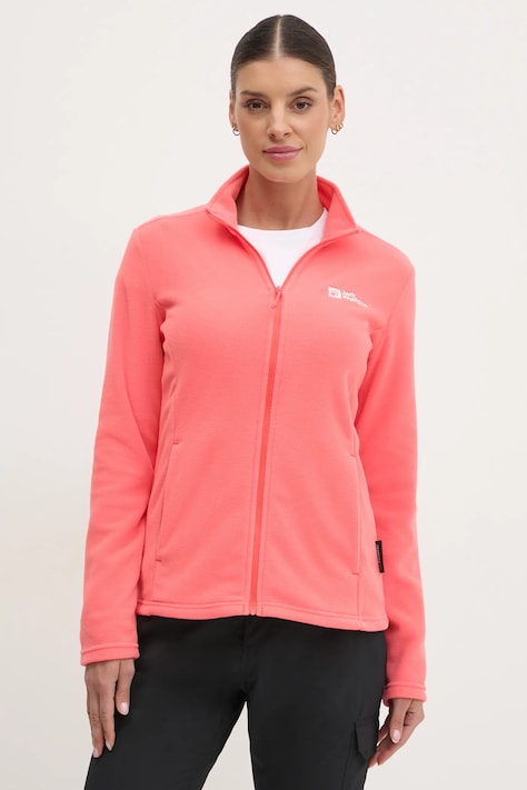 Sportovní mikina Jack Wolfskin Taunus tyrkysová barva, 1711391