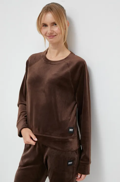 Кофта Dkny жіноча колір коричневий однотонна