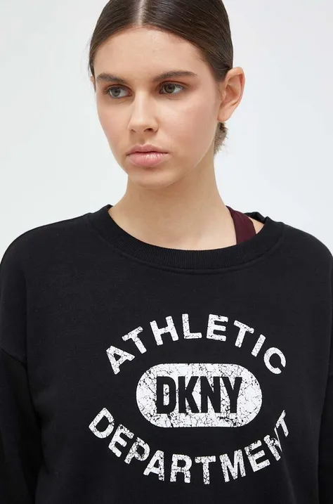 Μπλούζα DKNY χρώμα: μαύρο