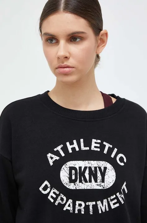 Кофта Dkny жіноча колір чорний з принтом