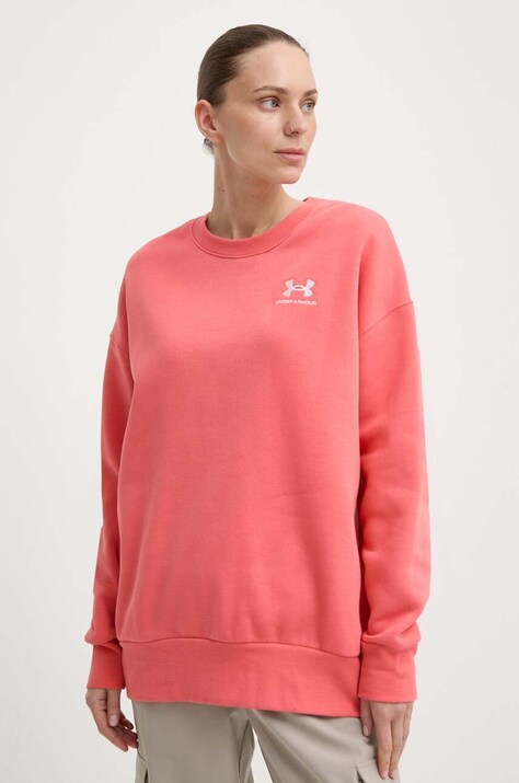 Under Armour bluza femei, culoarea roz, cu imprimeu