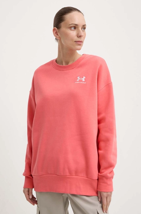 Pulover Under Armour ženska, roza barva