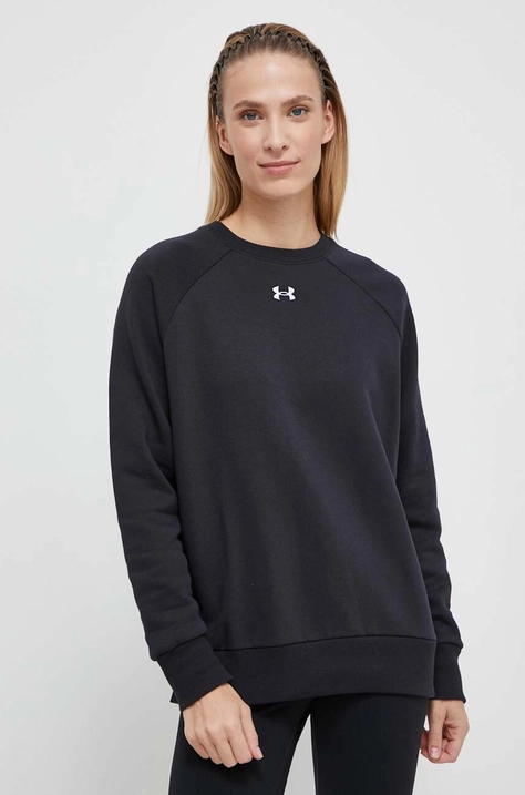 Under Armour bluza damska kolor czarny gładka 1379508