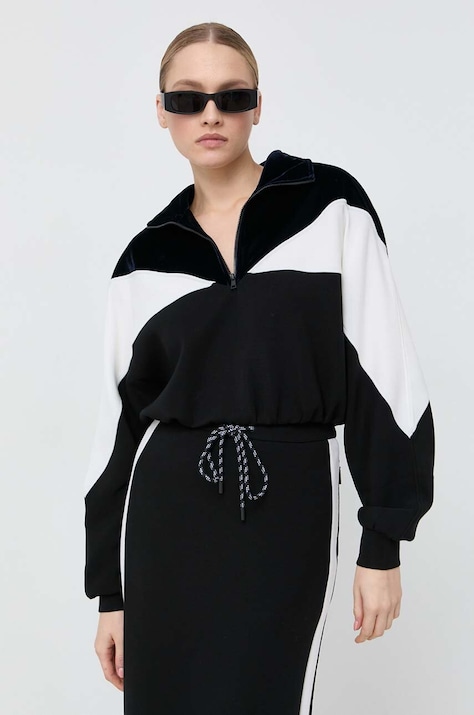 Кофта Miss Sixty женская цвет чёрный узор