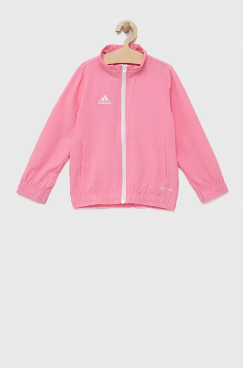 Otroška jakna adidas Performance ENT22 PREJKTY roza barva