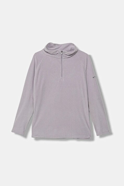 Columbia bluza dziecięca kolor fioletowy gładka