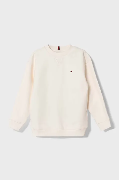 Tommy Hilfiger bluza dziecięca kolor biały melanżowa