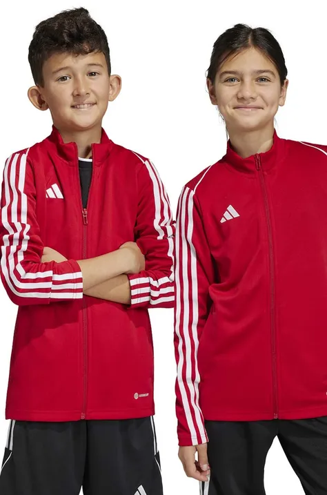 Otroški pulover adidas Performance TIRO23L TR JKTY rdeča barva