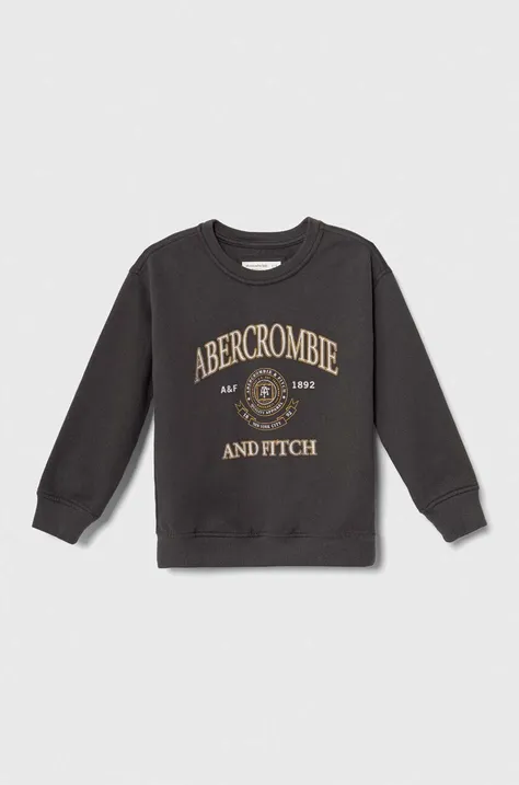 Παιδική μπλούζα Abercrombie & Fitch χρώμα: γκρι