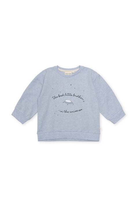Кофта для немовлят That's mine 005073 Finley Little Brother Sweatshirt колір коричневий з аплікацією