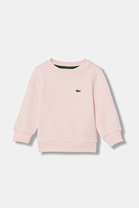 Lacoste bluza dziecięca kolor różowy melanżowa SJ5284