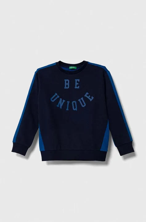 Παιδική μπλούζα United Colors of Benetton χρώμα: ναυτικό μπλε