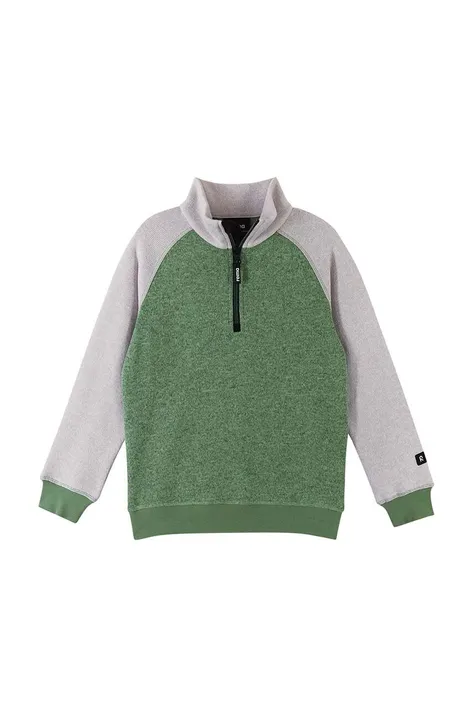 Otroški pulover Reima Neulus zelena barva