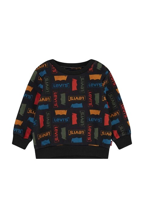 Кофта для младенцев Levi's цвет чёрный узор