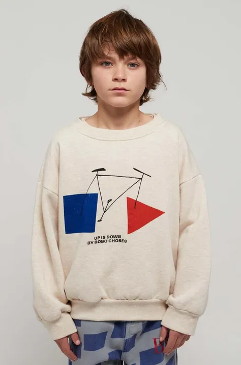 Otroški pulover Bobo Choses bež barva