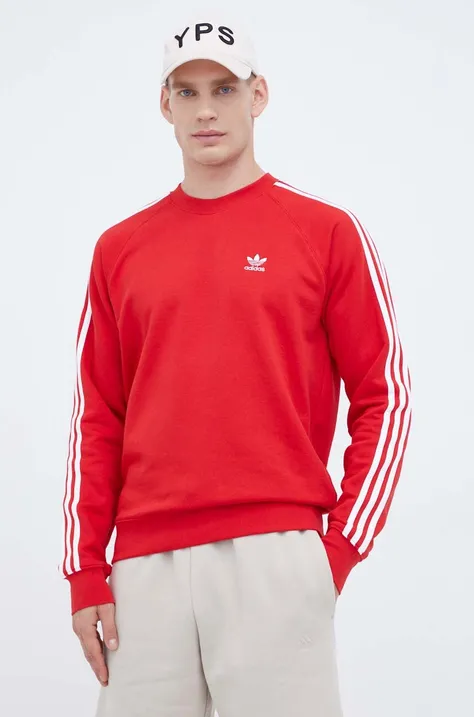 Μπλούζα adidas Originals χρώμα: κόκκινο