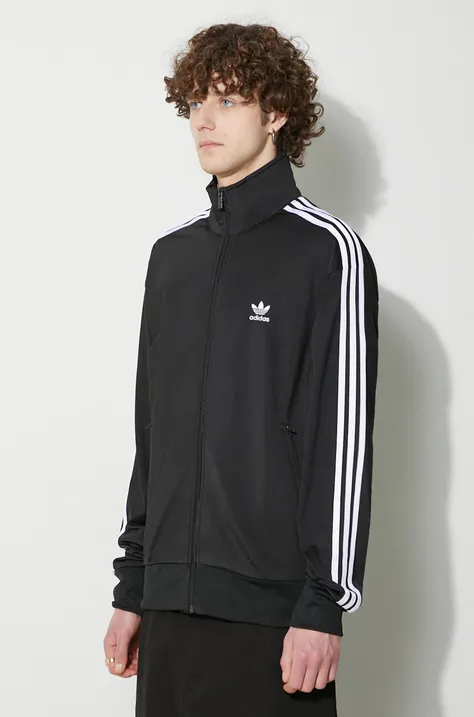 Mikina adidas Originals pánská, černá barva, s aplikací, IJ7058