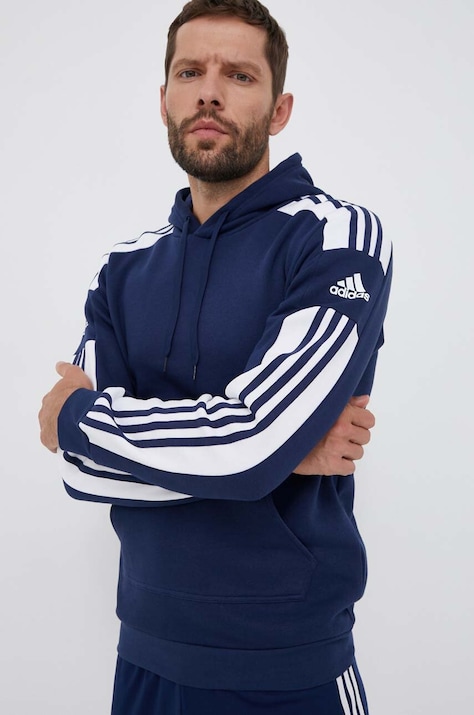 Μπλούζα adidas Performance Squadra 21 Squadra 21 χρώμα: ναυτικό μπλε, με κουκούλα IL3431 GT6636