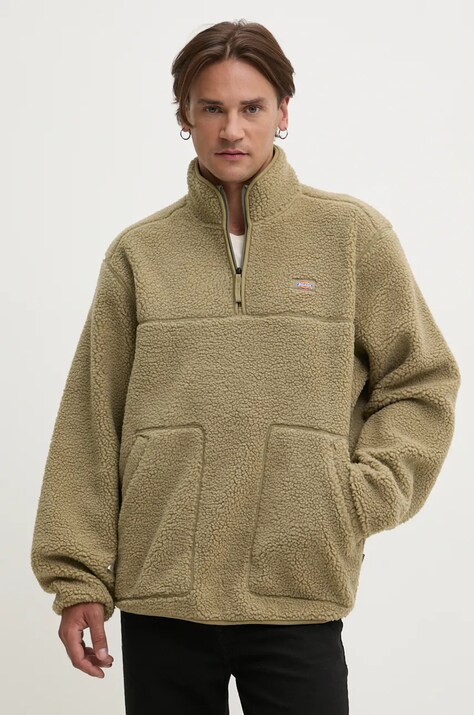 Кофта Dickies мужская цвет зелёный однотонная