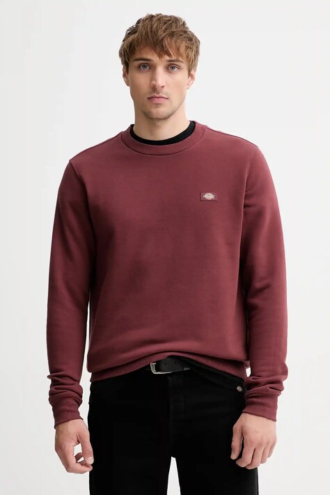 Кофта Dickies цвет красный однотонная DK0A4XCE