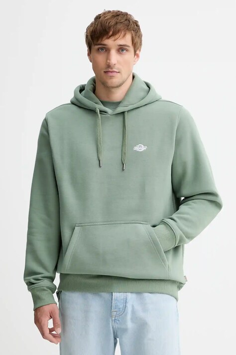 Кофта Dickies цвет чёрный с капюшоном однотонная